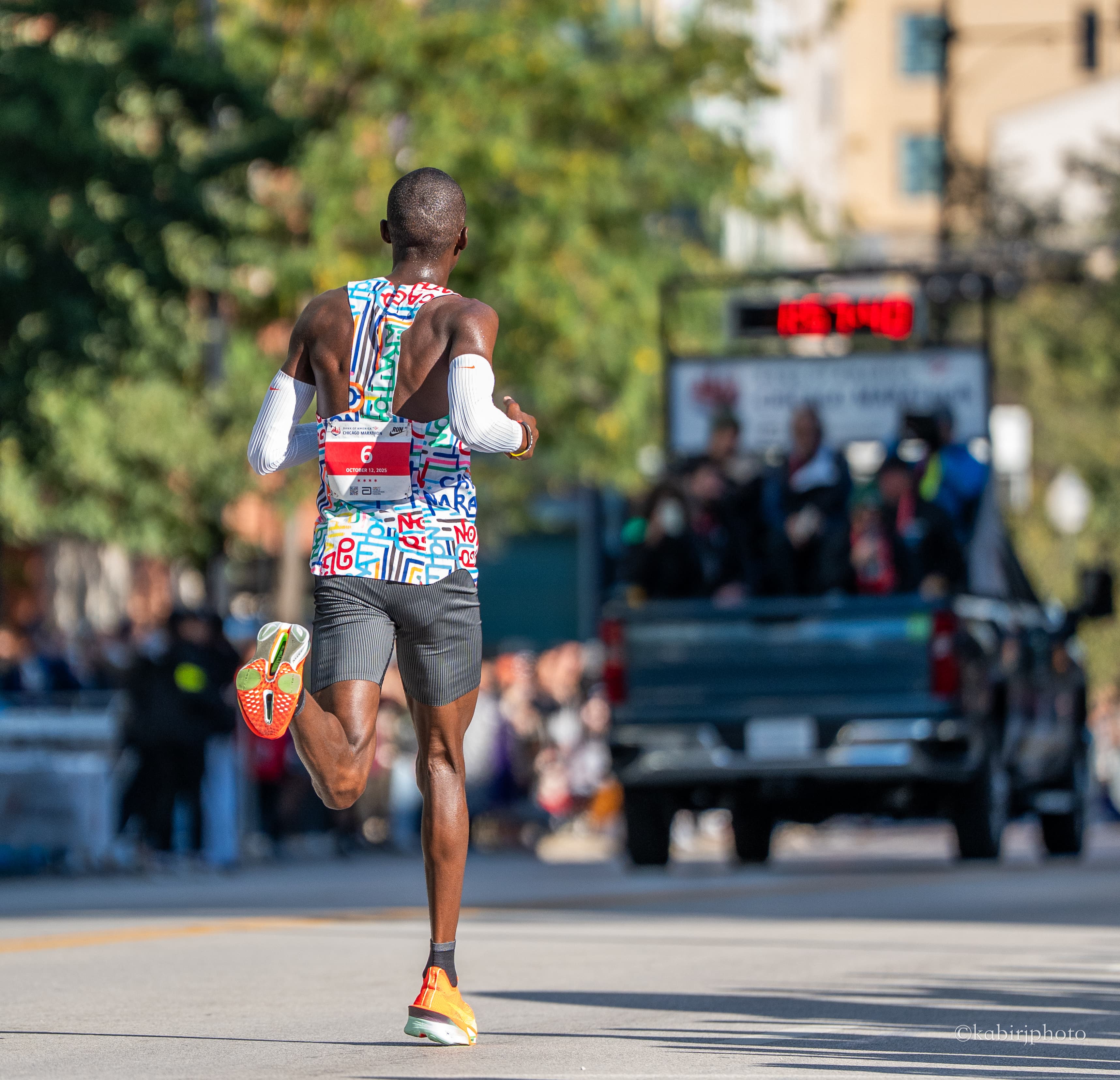 Elite marathon runner