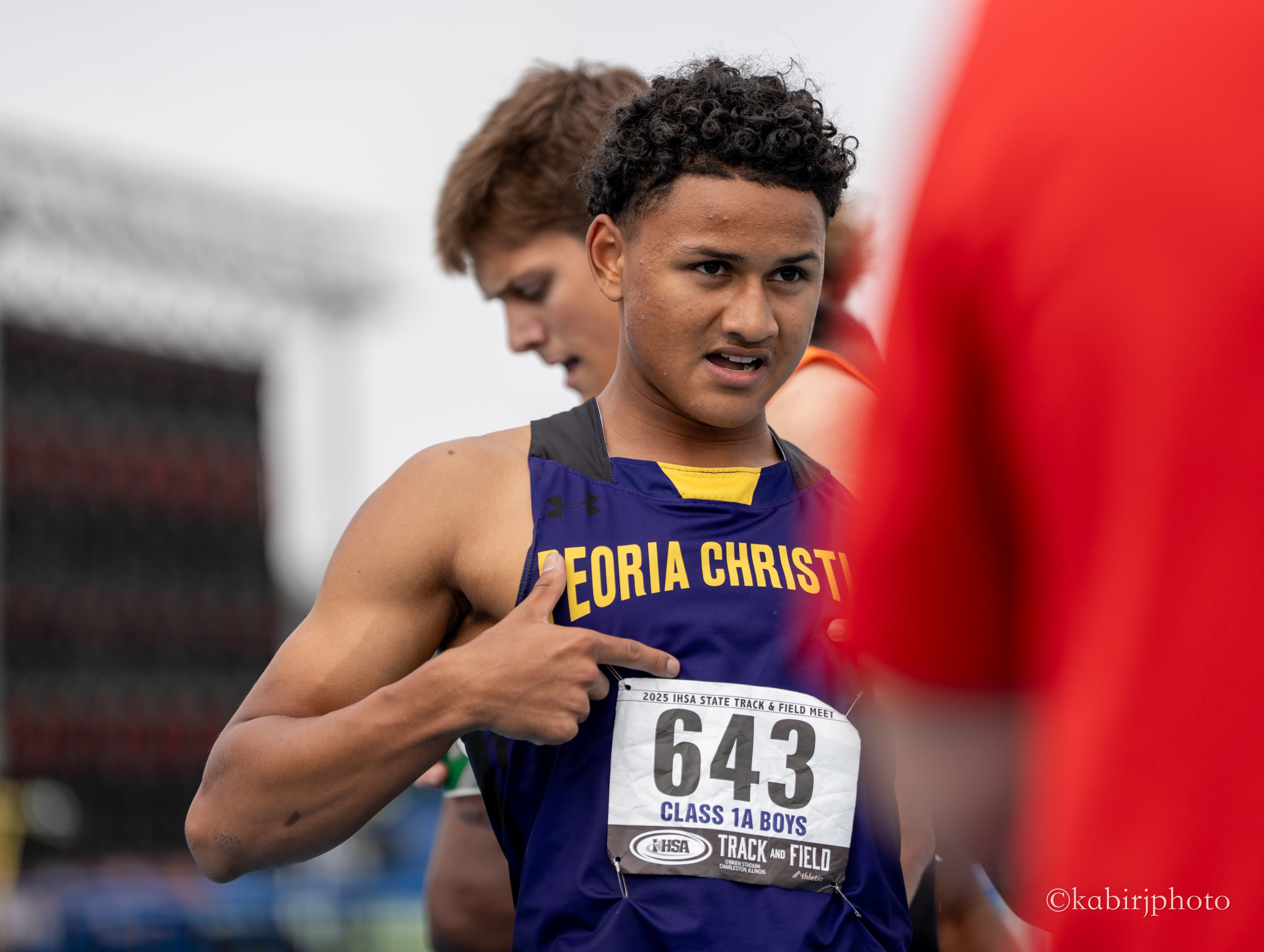 Peoria Christian athlete